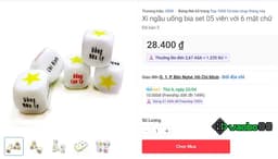 Cách chơi xí ngầu uống bia, rượu từ Lạng Sơn bao vui cho AE