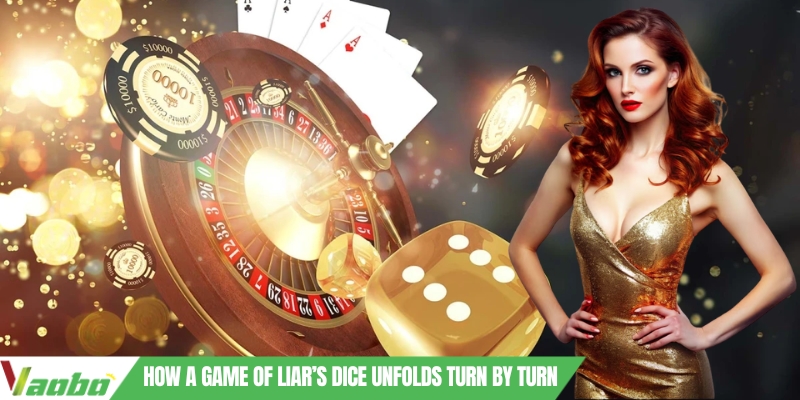 How a Game of Liar’s Dice Unfolds Turn by Turn
