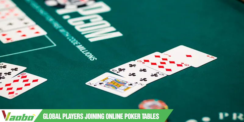 lobal players joining online poker tables