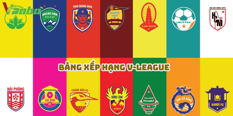 bảng xếp hạng v-league