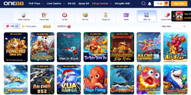 Game bắn cá ONE 88