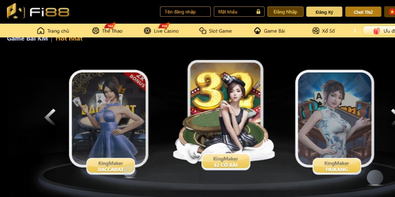 Nhà cái game bài uy tín nhất