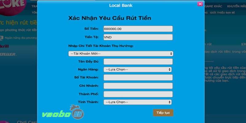 rút tiền Happyluke an toàn