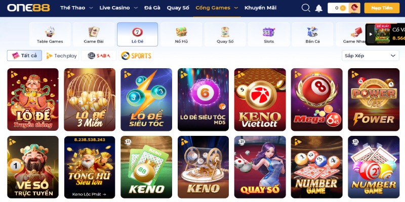 Xổ số ONE 88